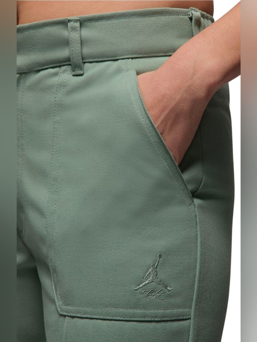 Jordan Women's Woven Trouser Green Pants Standard Fit Size XS NEW - Picture 3 of 13